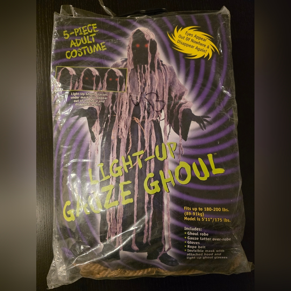 Light-Up Ghoul Costume for Adults